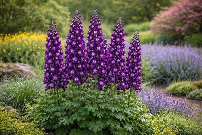 Larkspur - Delphinium elatum cultorum 'Aurora Deep Purple