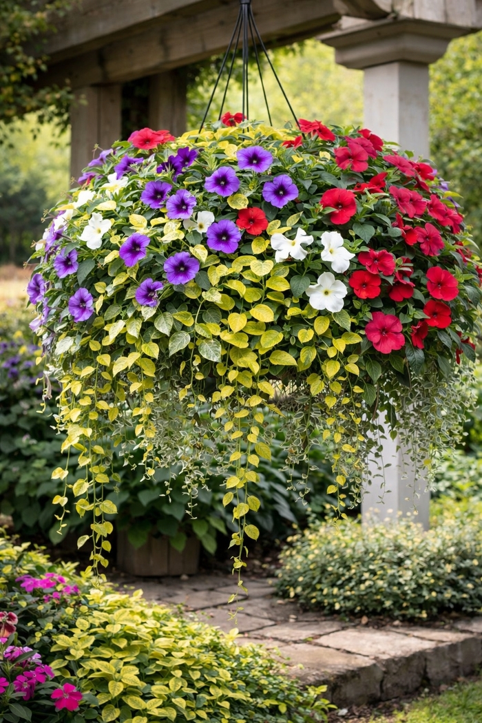 VINCA VINE ‘ROB’S GEM’ - Variegated Periwinkle Vine 