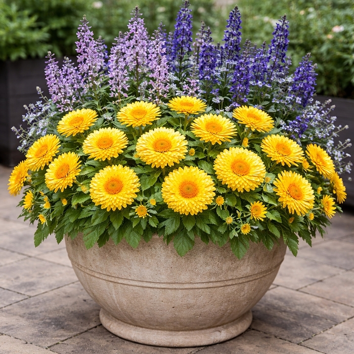 'Granvia Gold' Strawflower - Bracteantha bracteata