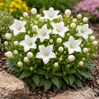 Platycodon grandiflorus Popstar White 